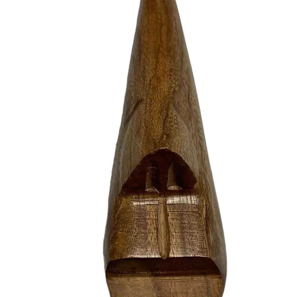 Handmade Carved Wooden Nose Eyeglass Holder Made in India